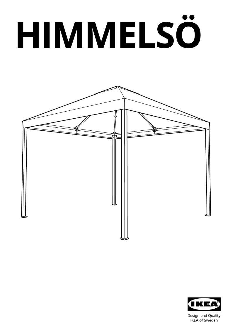 Imagen de la primera página del manual del dispositivo HIMMELSÖ 504.806.29