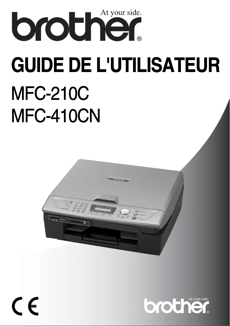 Page n°1 - Manuel utilisateur Brother MFC-410CN