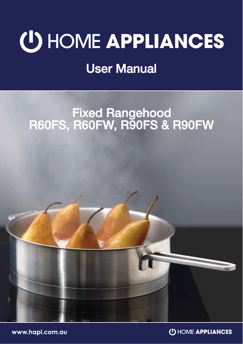 Image de la première page du manuel de l'appareil R60FS