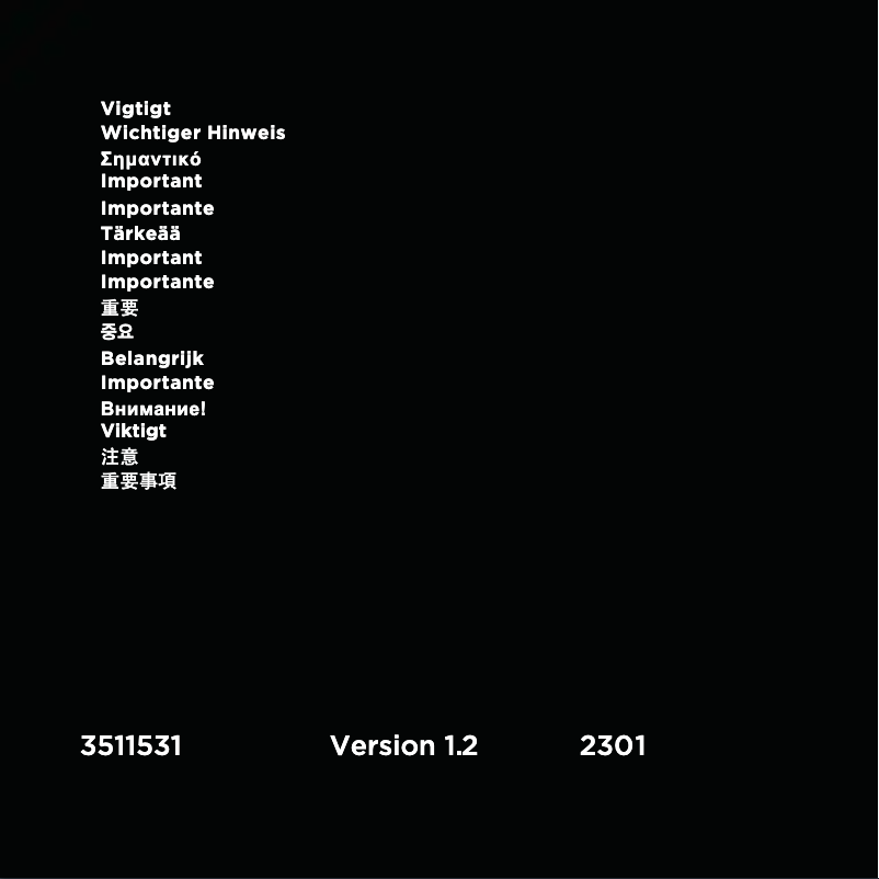 First page image of the manual for Beosound A1