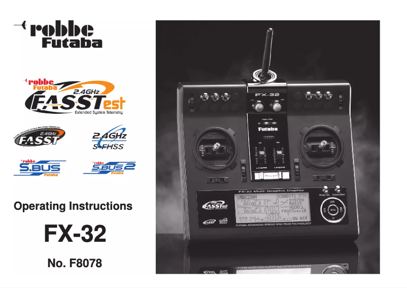 Page n°1 - Manuel utilisateur Robbe Futaba FX-32