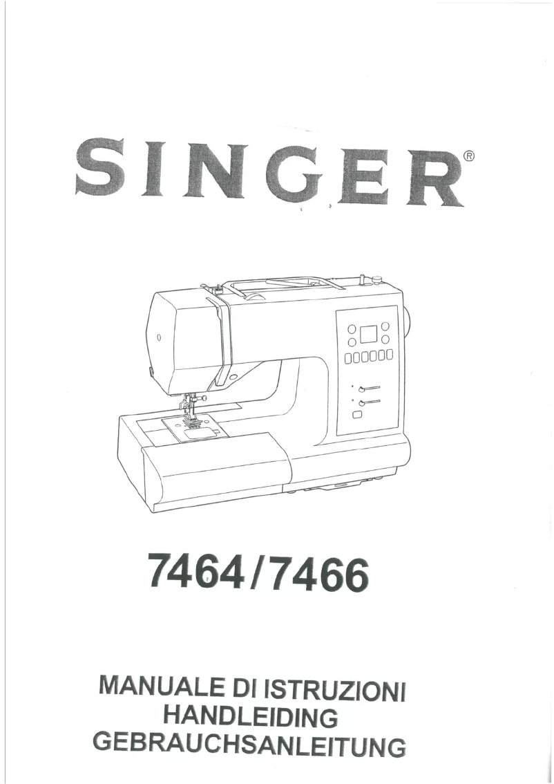 Página 1 del manual Manual de usuario Singer Maxima 7464
