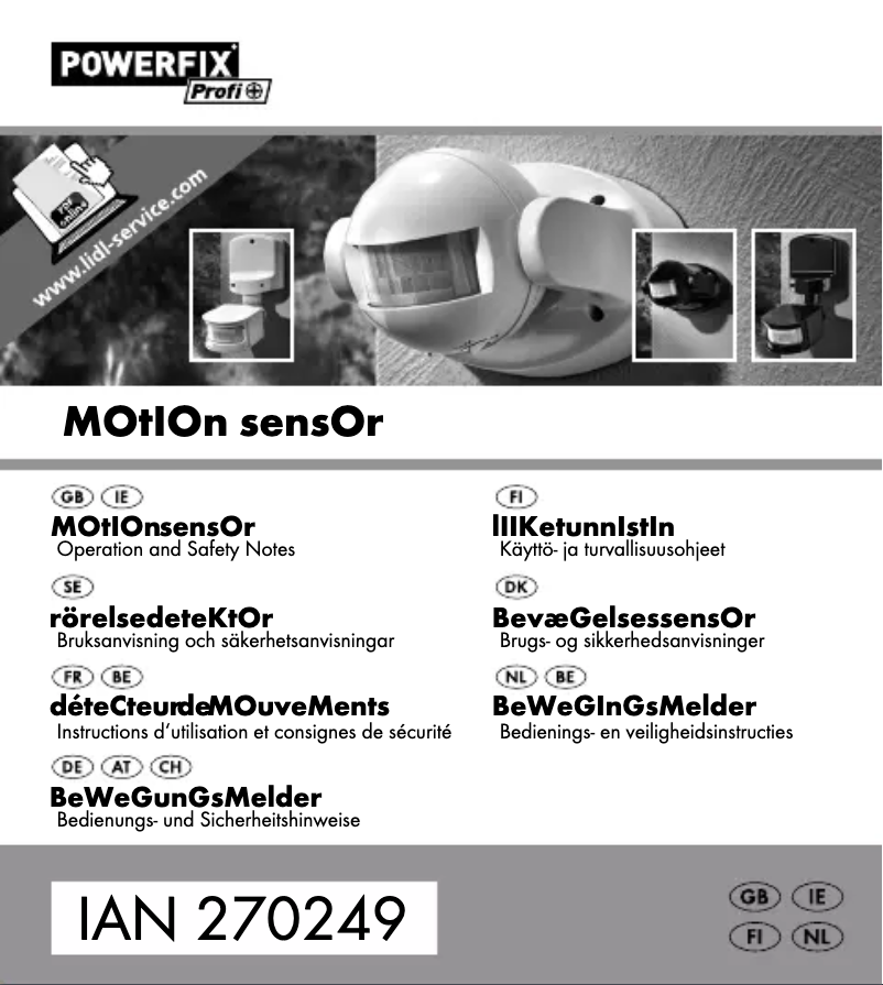 Page n°1 - Manuel utilisateur Powerfix Z31712A