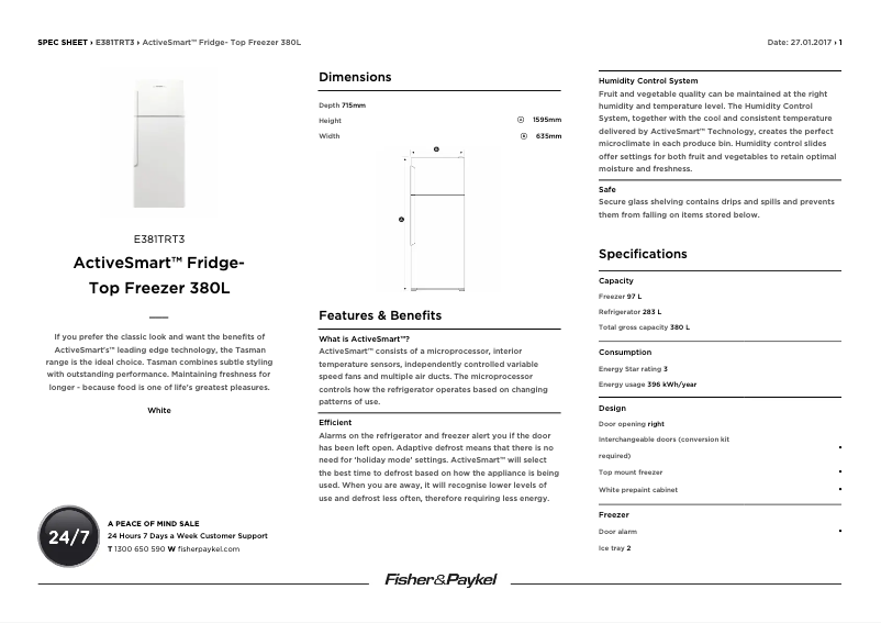 Image de la première page du manuel de l'appareil E381TRT3