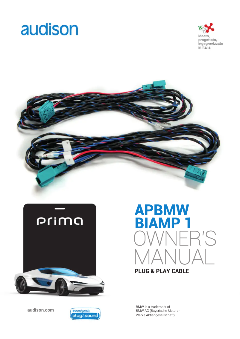 Page 1 de la notice Manuel utilisateur Audison Prima APBMW BIAMP 1