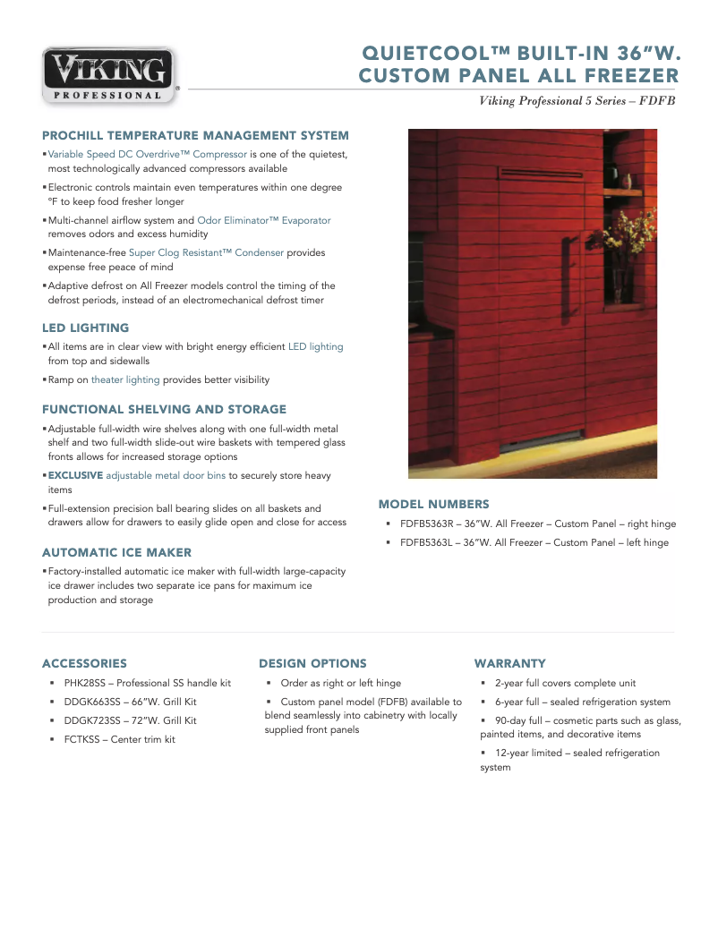 Imagen de la primera página del manual del dispositivo FDFB5363R