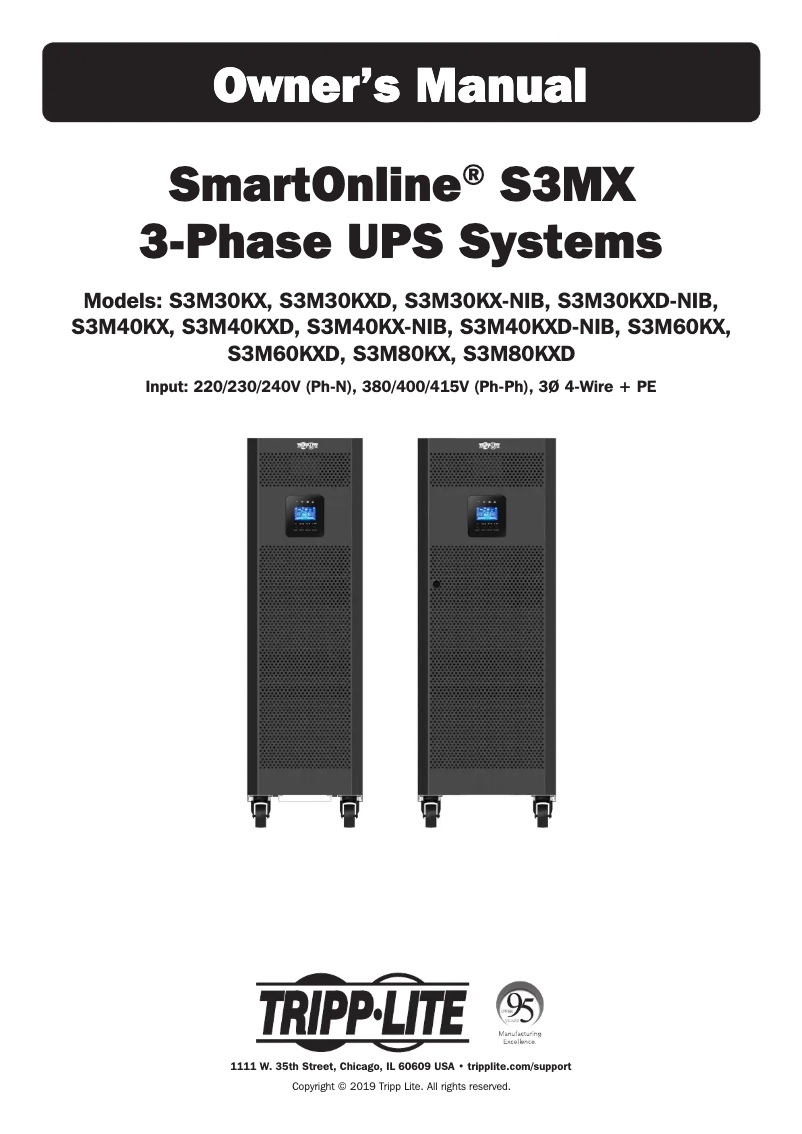 Image de la première page du manuel de l'appareil S3M60KXD