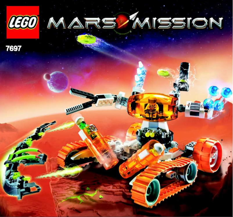 Page 1 de la notice Manuel utilisateur Lego Space 7697