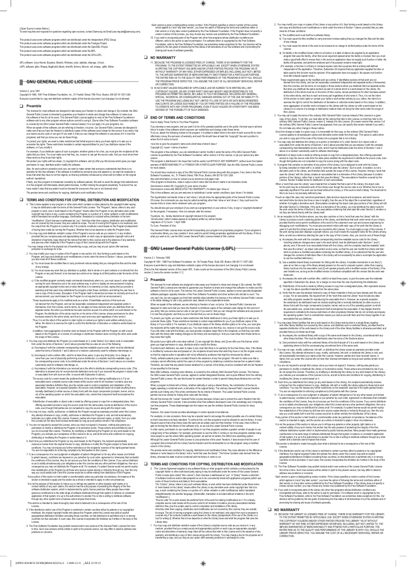 Page 1 de la notice Manuel utilisateur Samsung BD-C8500S