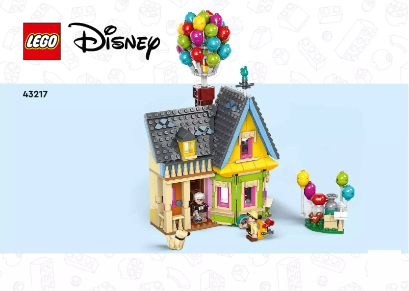 Page 1 de la notice Manuel utilisateur Lego Disney 43217