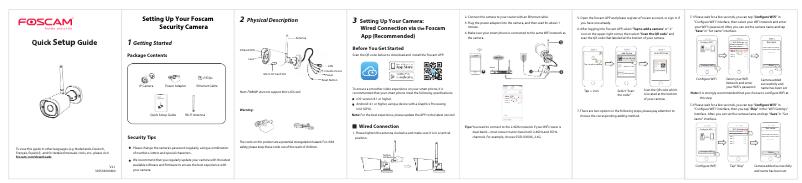 Page n°1 - Manuel utilisateur Foscam FI9902P
