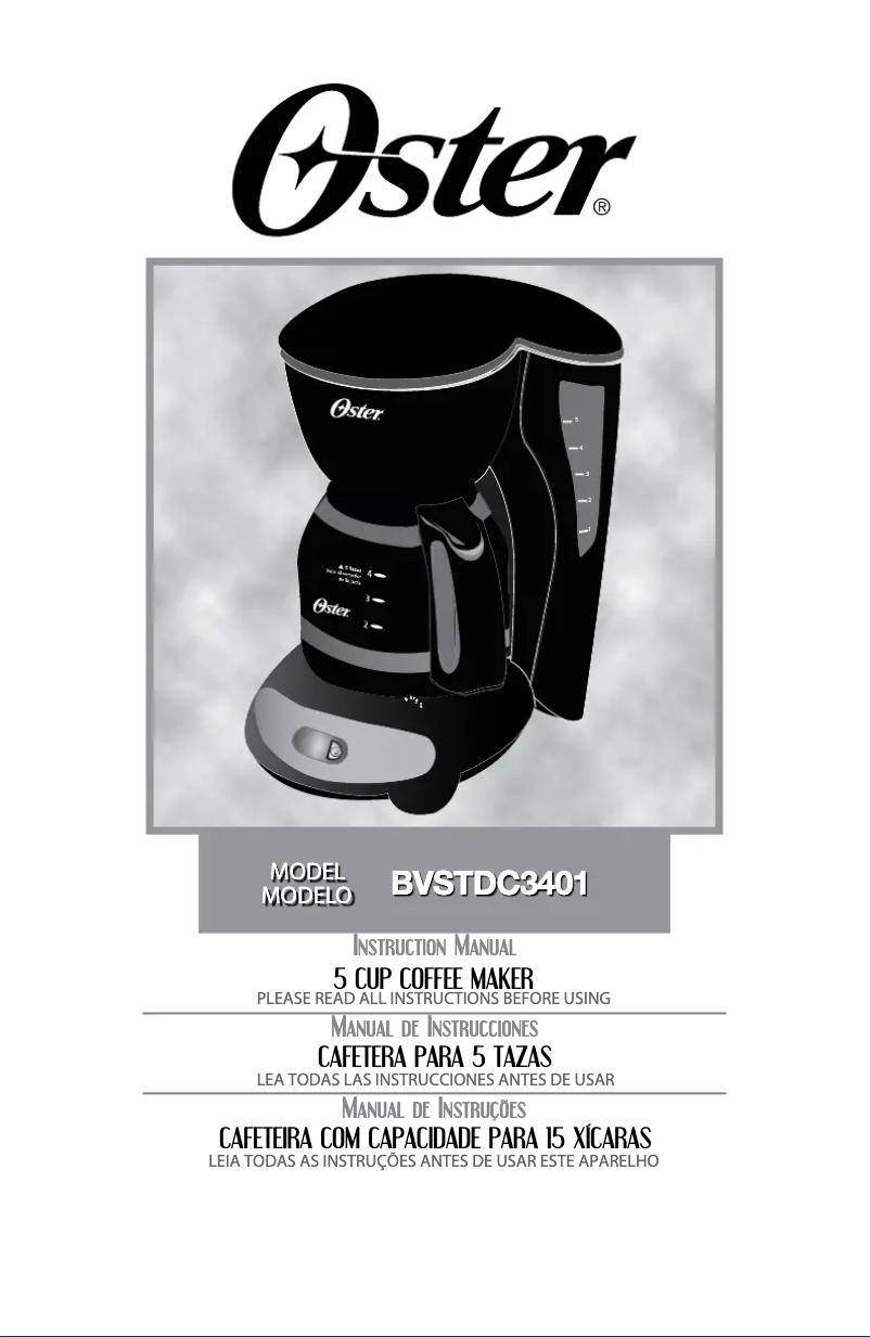 Image de la première page du manuel de l'appareil BVSTDC3401013