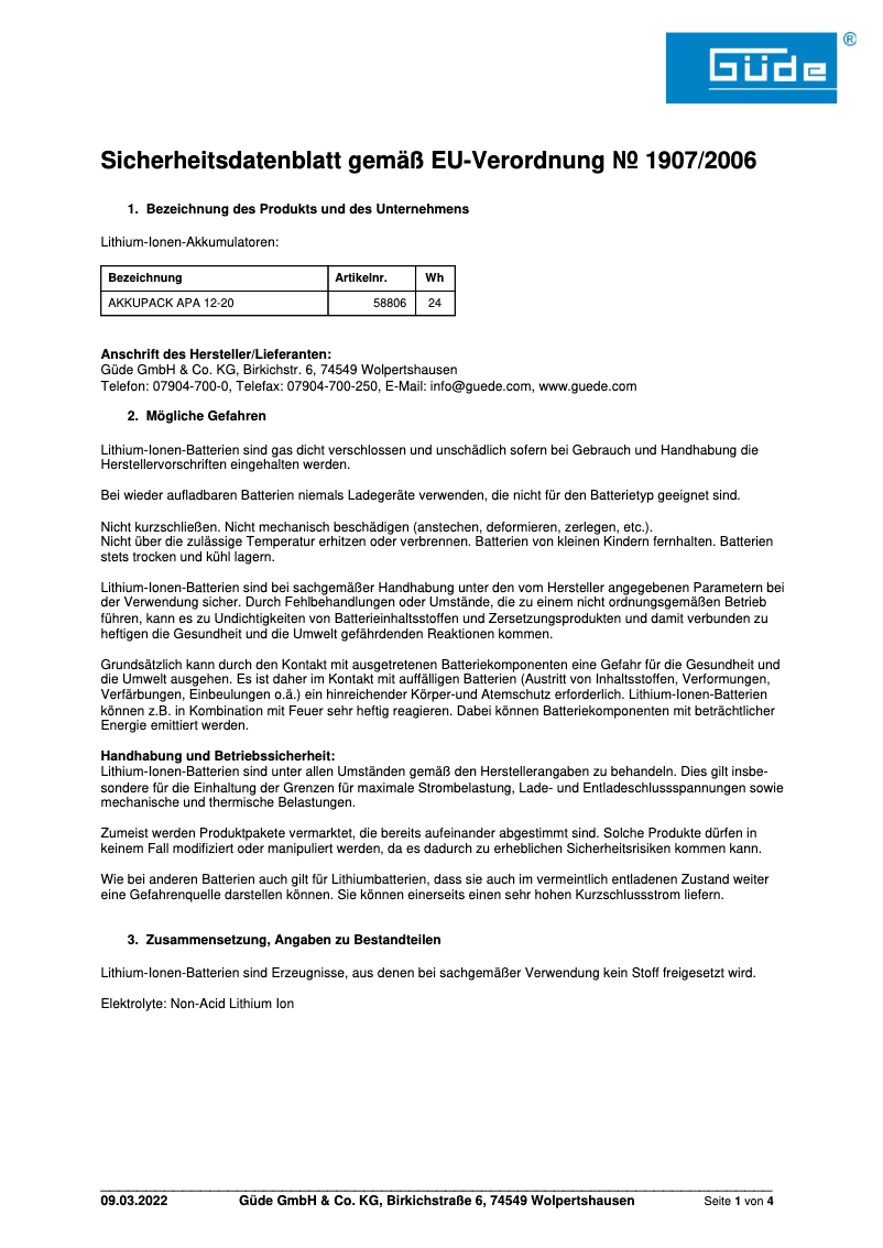 Image de la première page du manuel de l'appareil DSA 12-201-24