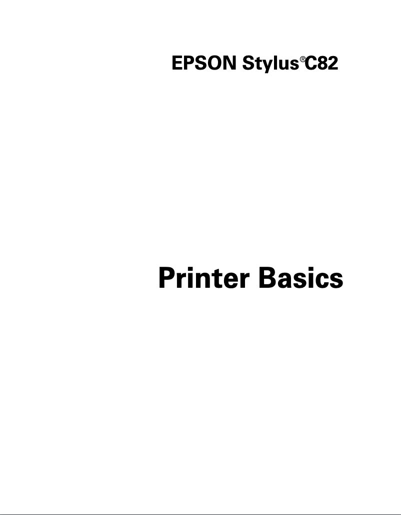 Página 1 del manual Manual de usuario Epson Stylus C82N