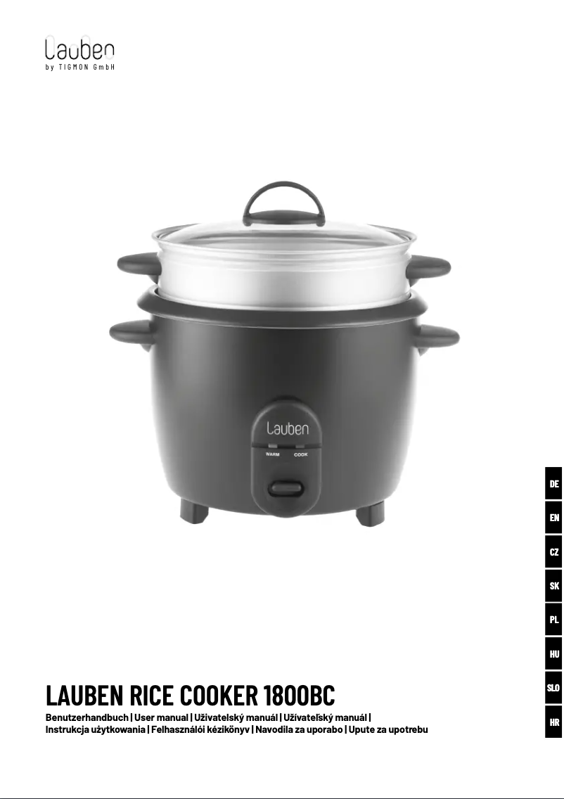 Page n°1 - Manuel utilisateur Lauben 1800BC