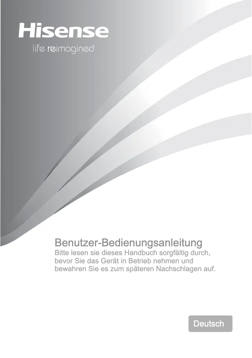 Page 1 de la notice Manuel utilisateur Hisense RIB312F4AW1