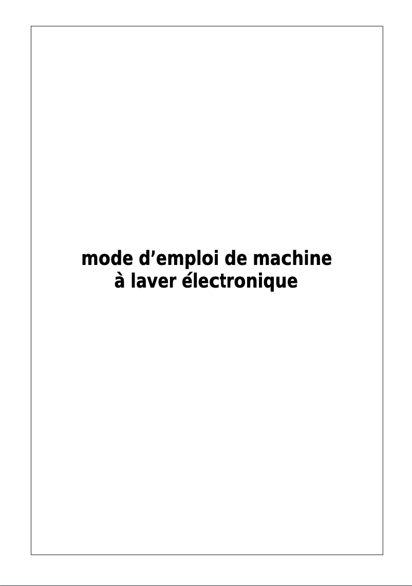 Page 1 de la notice Manuel utilisateur Waltham WAL 1207 A