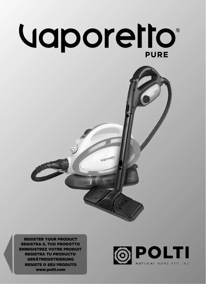 Image de la première page du manuel de l'appareil Vaporetto Pure