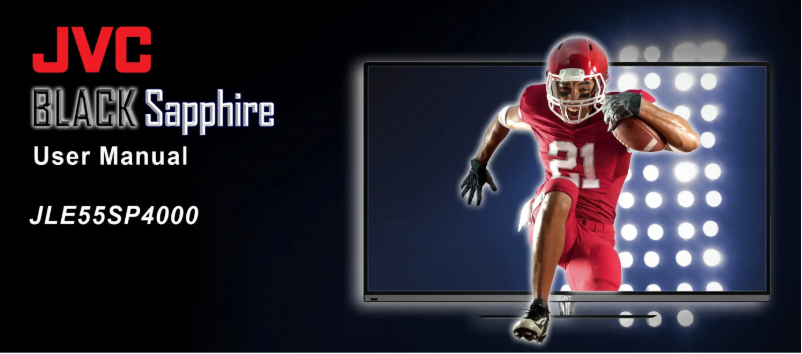 Page 1 de la notice Manuel utilisateur JVC JLE55SP4000