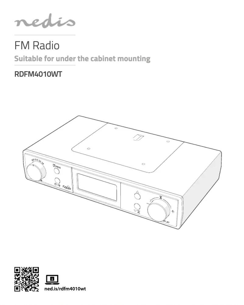 Page 1 de la notice Manuel utilisateur Nedis RDFM4010WT