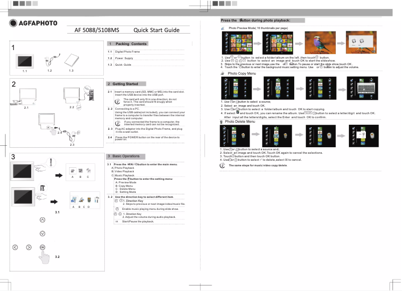 Image de la première page du manuel de l'appareil AF 50882MS