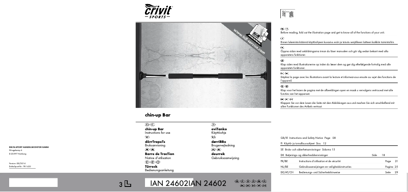 Page n°1 - Manuel utilisateur Crivit IAN 24602
