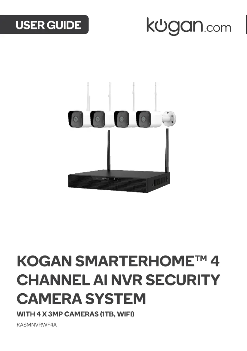 Image de la première page du manuel de l'appareil KASMNVRWF4A