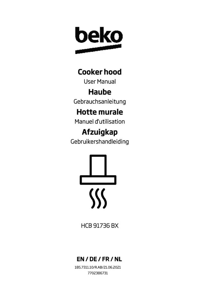 Image de la première page du manuel de l'appareil HCB 91736 BX