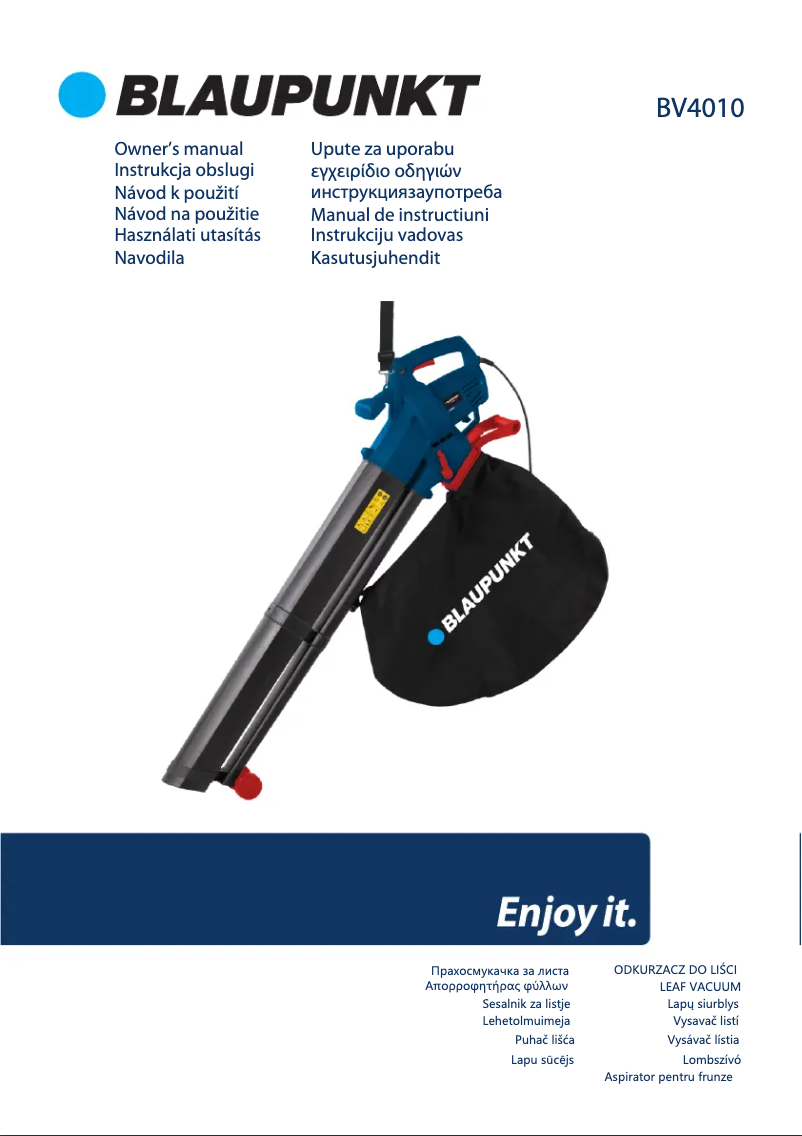 Página 1 del manual Manual de usuario Blaupunkt BV4010