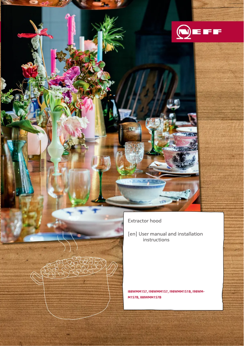 Page 1 de la notice Guide d'installation Neff I98WMM1S7B