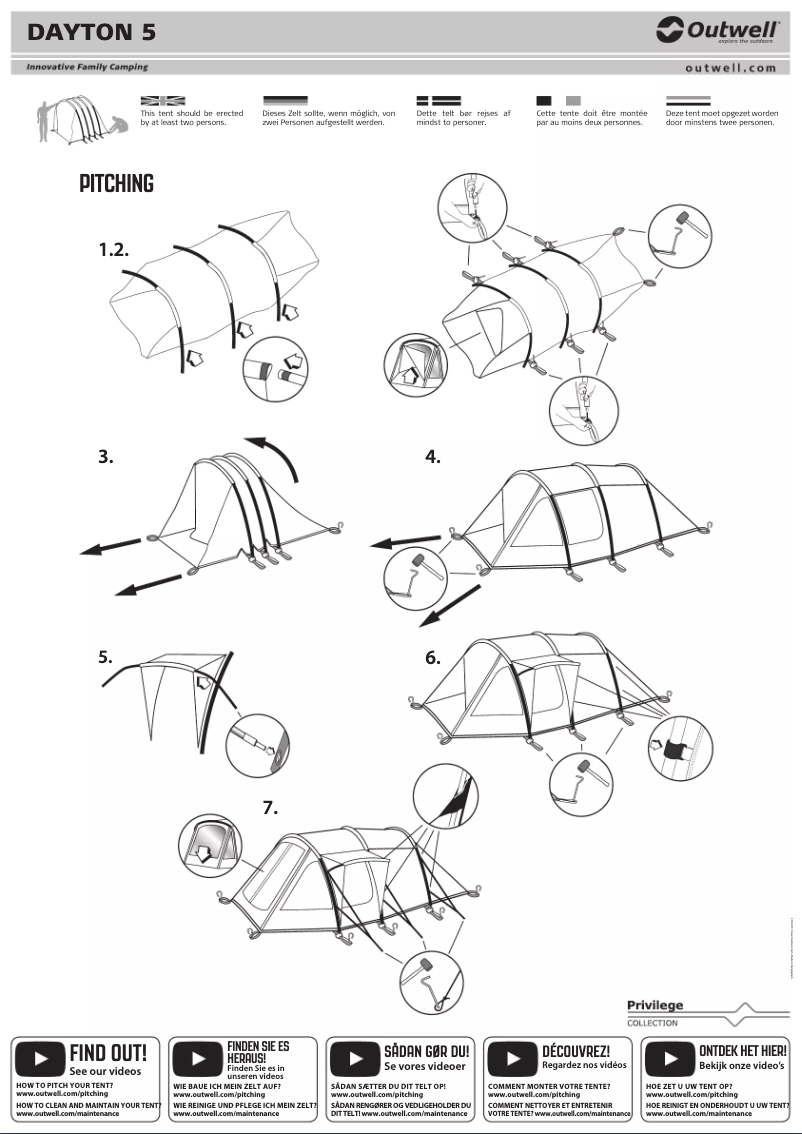 Image de la première page du manuel de l'appareil Dayton 5