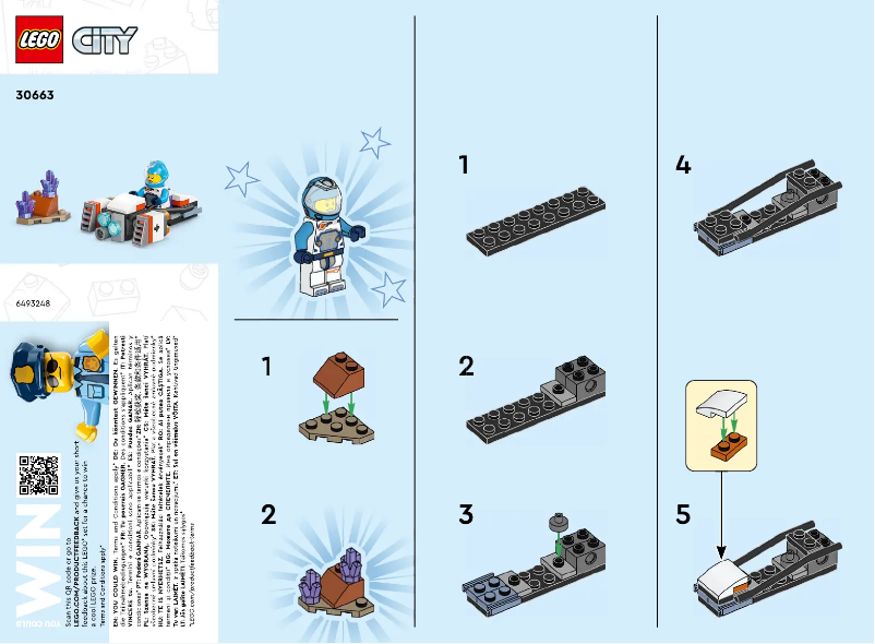 Page n°1 - Manuel utilisateur Lego City 30663