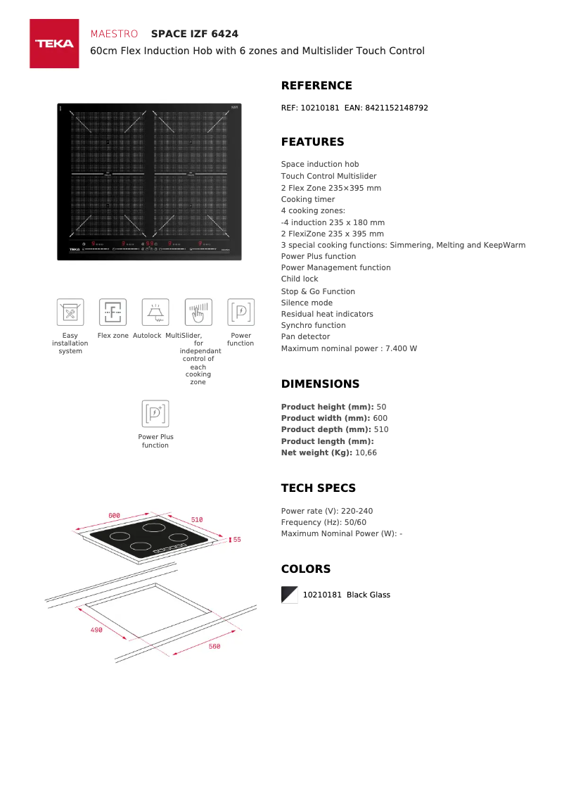 Image de la première page du manuel de l'appareil IZF 6424