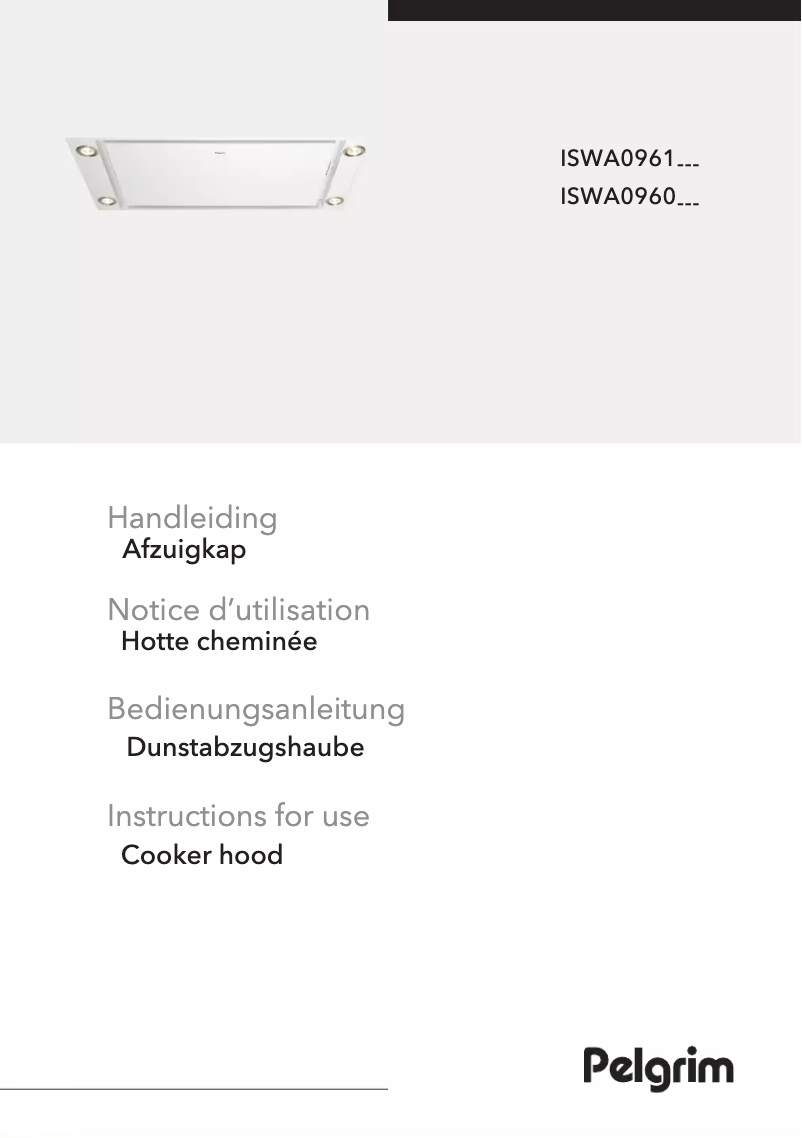 Page 1 de la notice Manuel utilisateur Pelgrim ISWA0961MAT