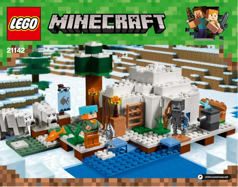 Page n°1 - Manuel utilisateur Lego Minecraft 21142