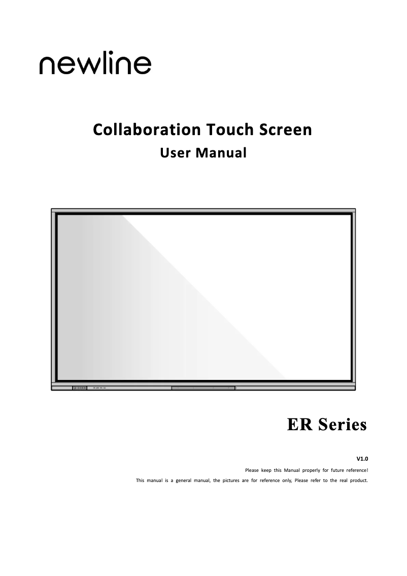 Page n°1 - Mode d'emploi Newline TT-8620ER