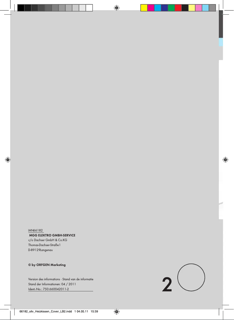 Image de la première page du manuel de l'appareil SHBR 100 A2