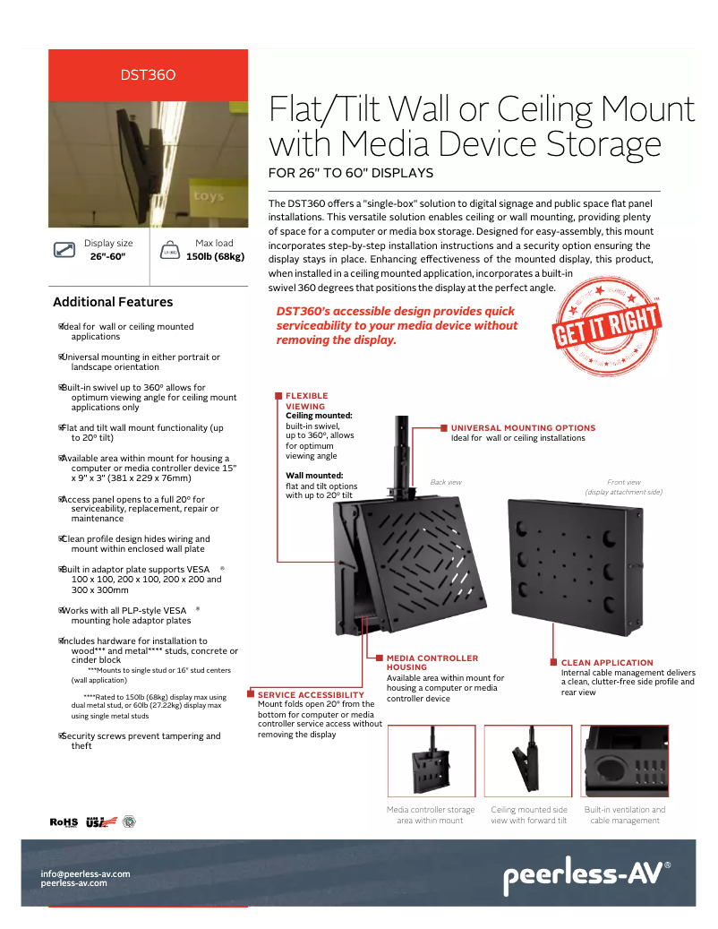 Imagen de la primera página del manual del dispositivo DST360
