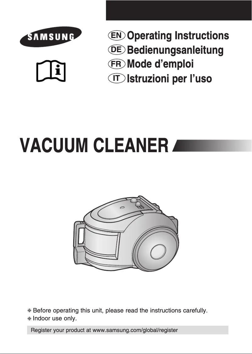 Page 1 de la notice Manuel utilisateur Samsung SC6570