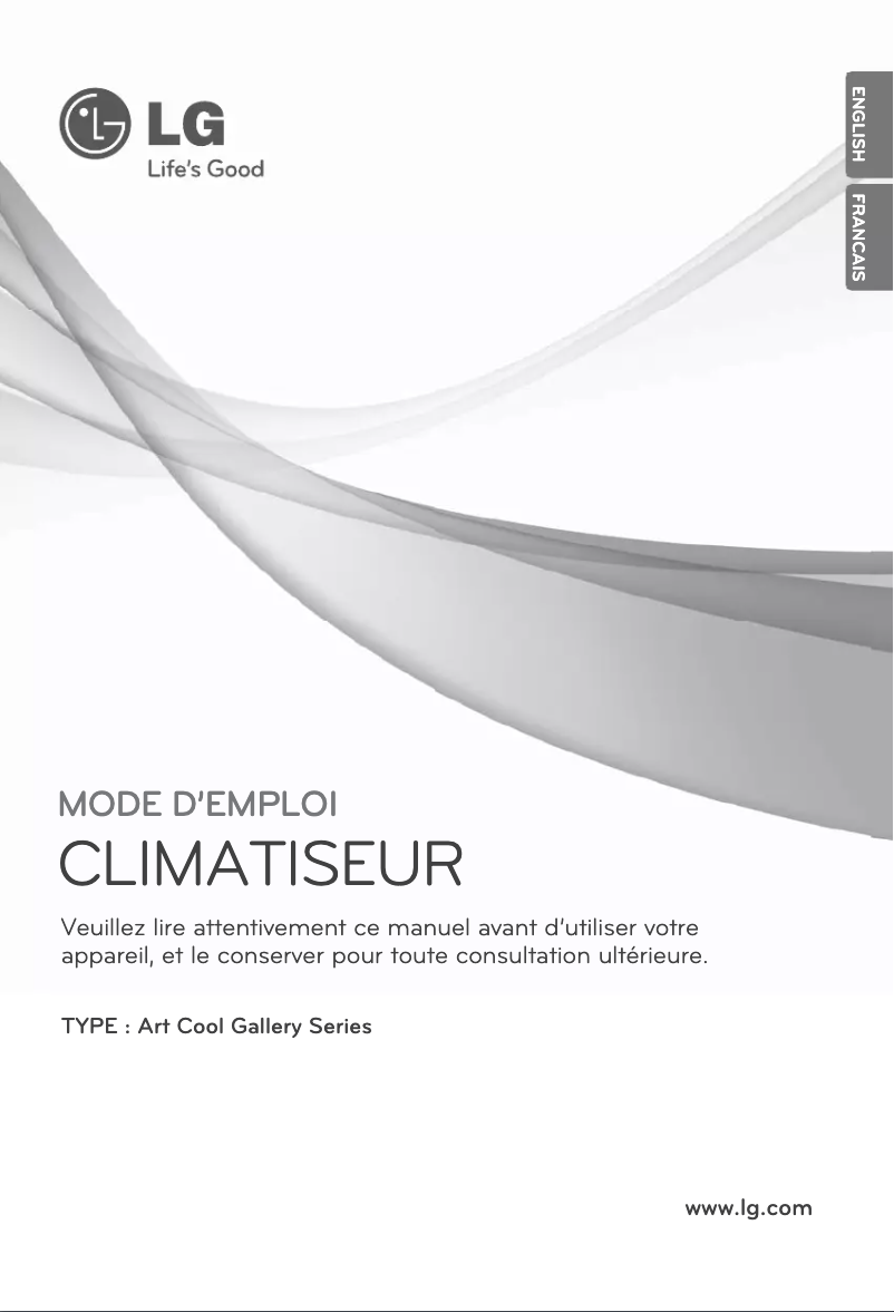 Image de la première page du manuel de l'appareil ARNU12GSF12