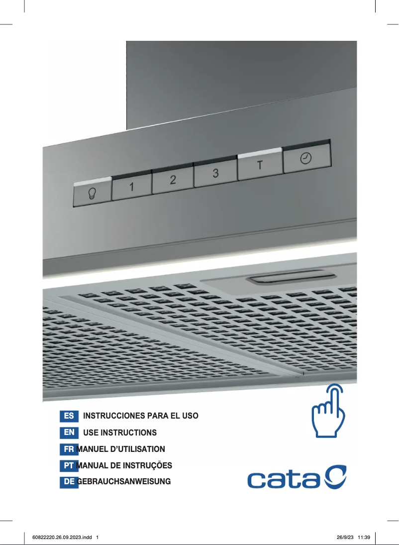 Page 1 de la notice Manuel utilisateur CATA GALA 900 L