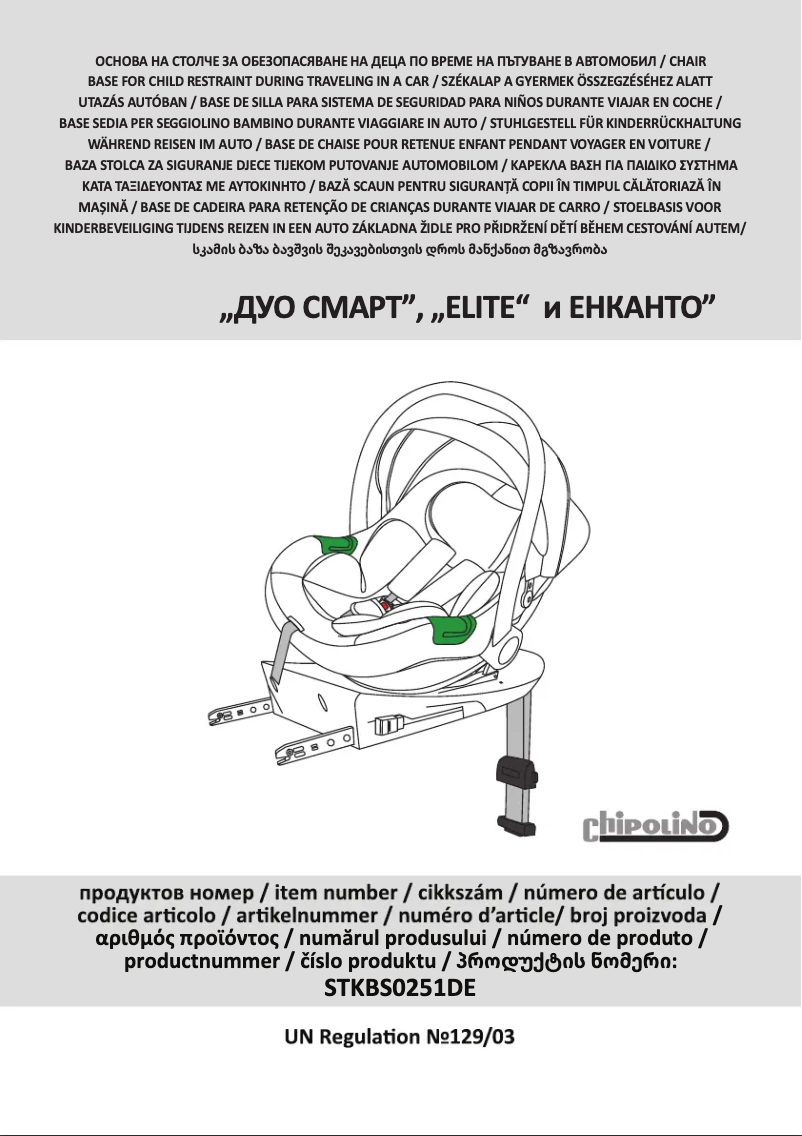 Page 1 of the manual User Manual Chipolino Duo Smart