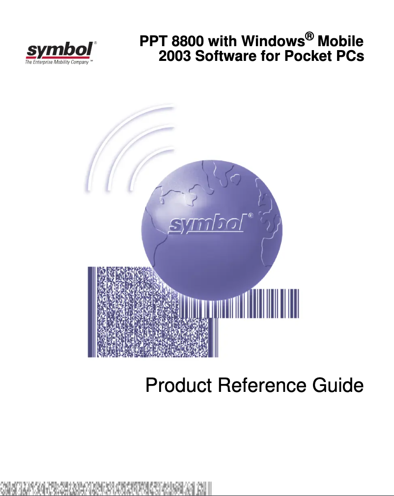 Page 1 de la notice Manuel utilisateur Zebra PPT 8800