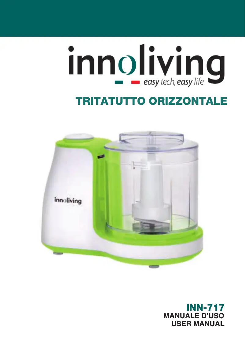 Image de la première page du manuel de l'appareil INN-717