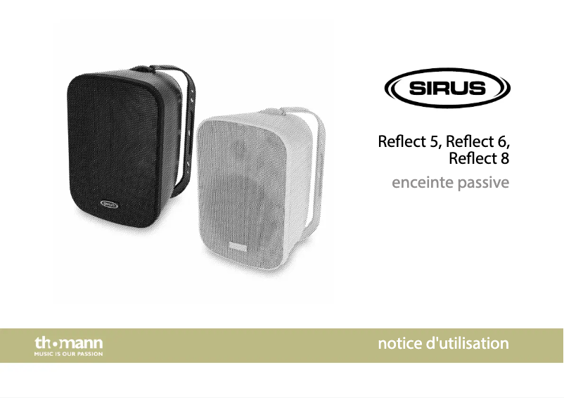 Image de la première page du manuel de l'appareil Reflect 8