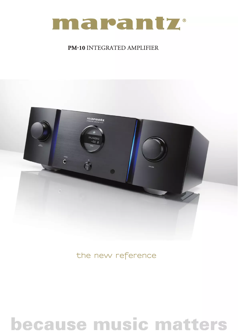 Image de la première page du manuel de l'appareil PM-10