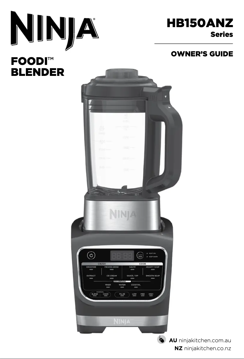 Page n°1 - Manuel utilisateur Ninja FOODI HB150ANZ