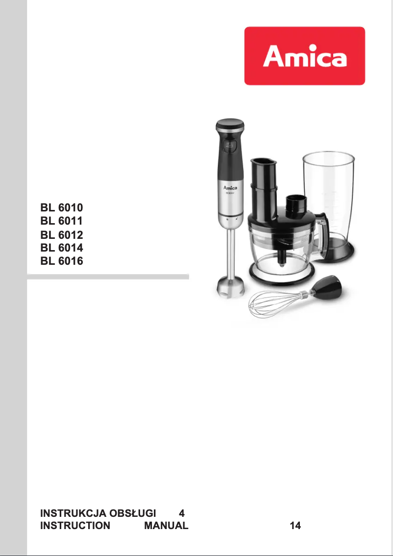 Imagen de la primera página del manual del dispositivo BL6014