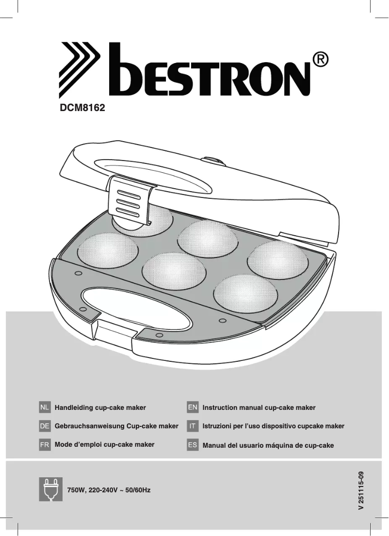 Page n°1 - Manuel utilisateur Bestron DCM8162