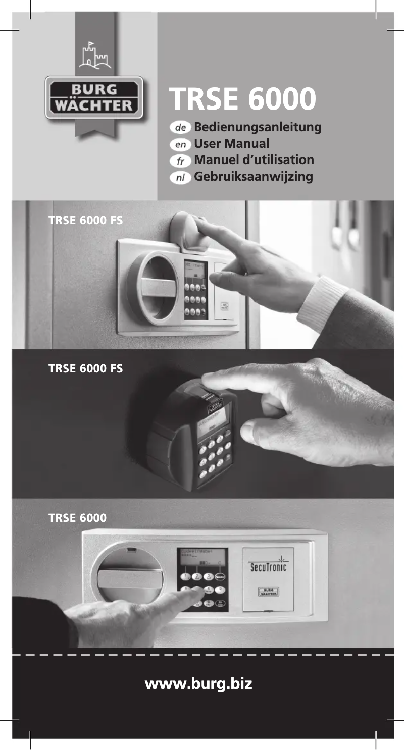 Página 1 del manual Manual de usuario Burg Wächter Royal 522 K